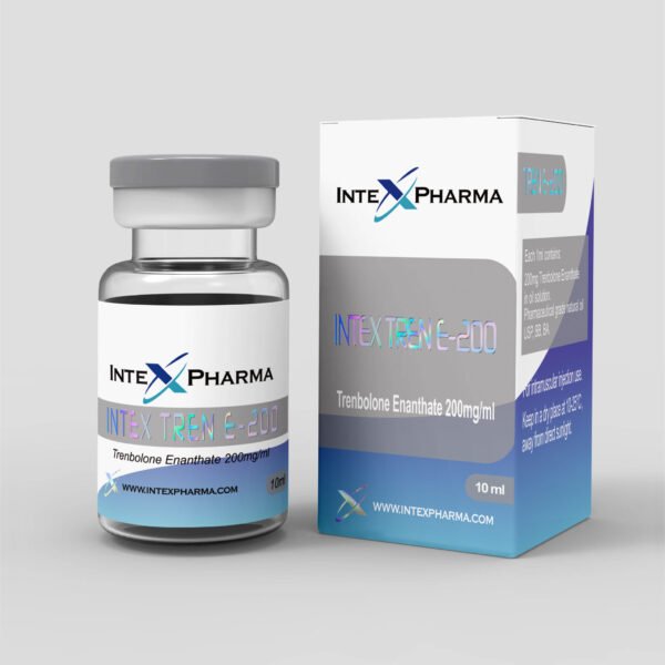 INTEX-TREN-E-200-600x600 Intex Pharma Tren E 200mg (Trenbolone Enanthate) - Image 1
